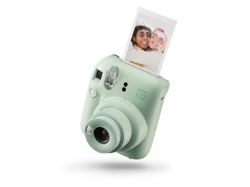 Fujifilm Instax Mini 12   øyeblikkskamera   Linse: 60 Mm   Instax Mini Peppermyntegrønn fra Fujifilm