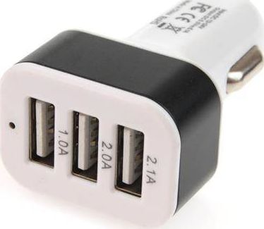 Amio Pch 03 Lader 3x Usb A 2 1 A  Ami 01027  fra Amio