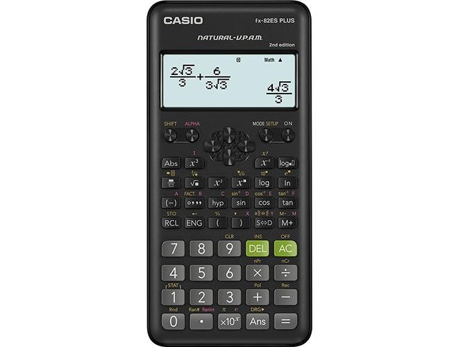 Casio Fx 82es Plus 2  Lomme  Vitenskaplig  12 Sifre  Batteri  Sort fra Casio