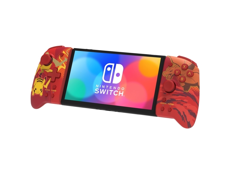 Hori Split Pad Pro  Charizard & Pikachu  Gamepad  Nintendo Switch  Nintendo Switch Oled  Turboknapp  Hjem Knapp  D Pute  Analog Digital  Koblet Med fra Hori