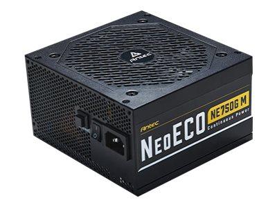 Antec Neoeco Gold Modular Ne750g M   Strømforsyning  Intern    Atx12v 2.4  Eps12v   80 Plus Gold   Ac 100 240 V   750 Watt   Aktiv Pfc   Den Europeis fra Antec
