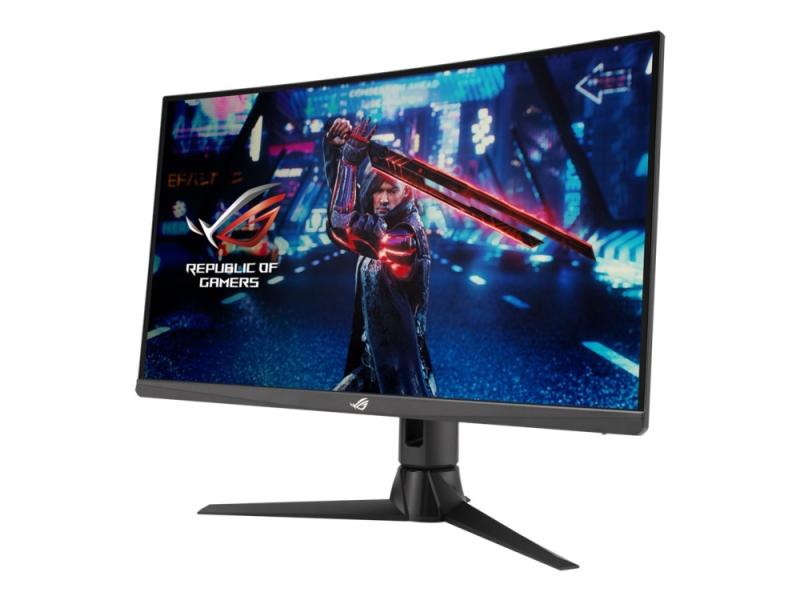 Asus Rog Strix Xg27aqv   Led Skjerm   Gaming   Kurvet   27"   2560 X 1440 Wqhd @ 165 Hz   Fast Ips   400 Cd M²   1000:1   Displayhdr 400   1 Ms   2xh fra Asus