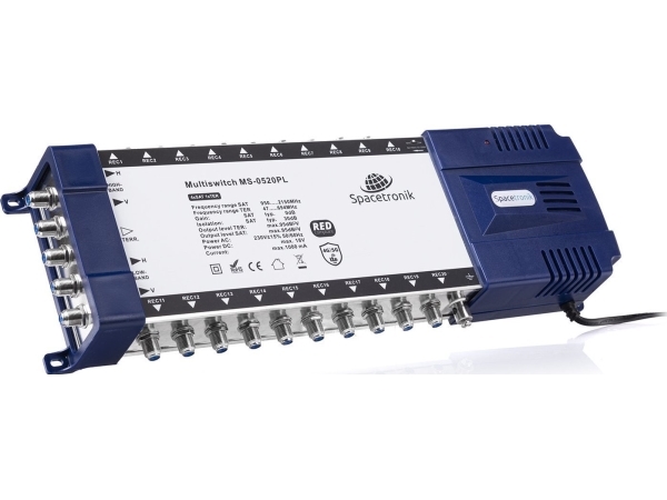 Akotuvas Multiswitch Spacetronik Pro Series Ms 0520pl 5 20 fra Spacetronik