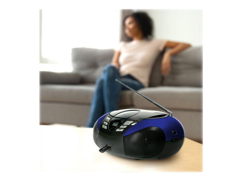 Lenco Scd 37 Usb   Boomboks   Blå fra Lenco