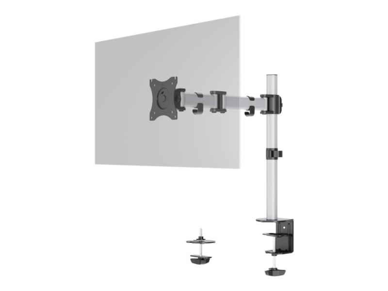Durable Select   Monteringssett  Leddarm  Klemme  Søyle  Boltefeste    For Lcd Skjerm   Plastikk  Aluminium  Stål   Sølv   Skjermstørrelse: 13" 27"   fra Durable