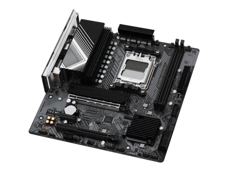 Asrock B650m Hdv M.2   Hovedkort   Micro Atx   Socket Am5   Amd B650 Chipset   Usb 3.2 Gen 1  Usb C 3.2 Gen2  Usb C 3.2 Gen 1   2.5 Gigabit Lan   Inn fra Asrock