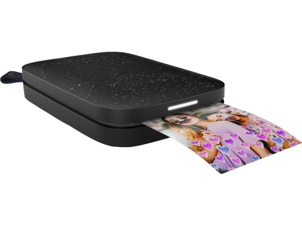Hp Sprocket 200  Zink  Null Blekk  313 X 400 Dpi  2" X 3"  5x7 6 Cm  Kantløs Utskrift  Bluetooth  Direkte Utskrift fra Hp