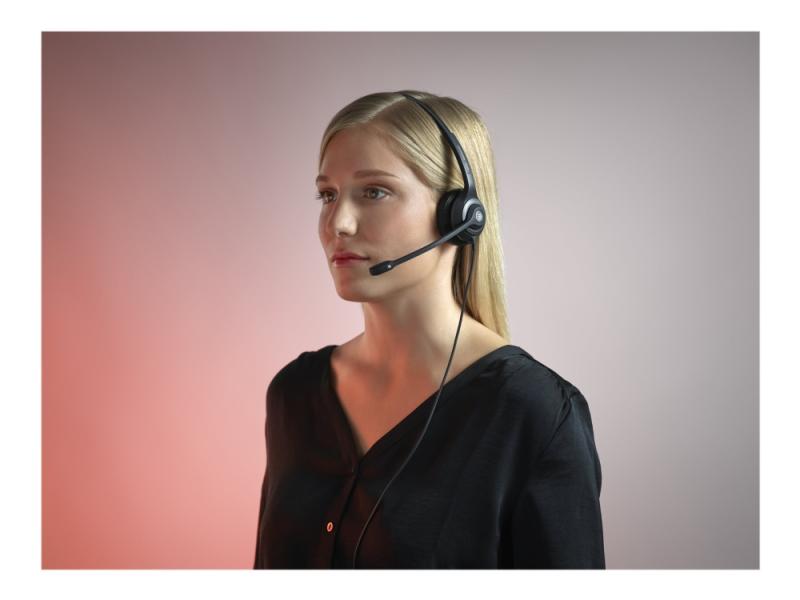 Epos Impact Sc 230 Usb Ms Ii   Hodesett   On Ear   Kablet   Usb   Svart   Certified For Skype For Business  Certified For Microsoft Teams fra Sennheiser