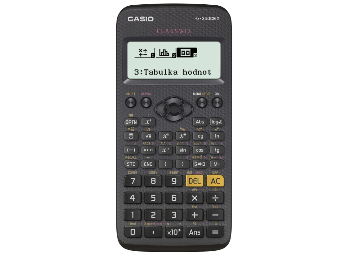 Casio Fx 350ce X  Desktop  Vitenskaplig  Batteri  Sort fra Casio