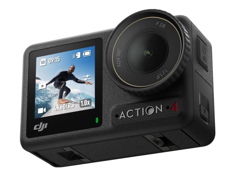 Dji Osmo Action 4   Actionkamera   4k   120 Fps   Wi Fi  Bluetooth   Under Vannet Inntil 18 M fra Dji