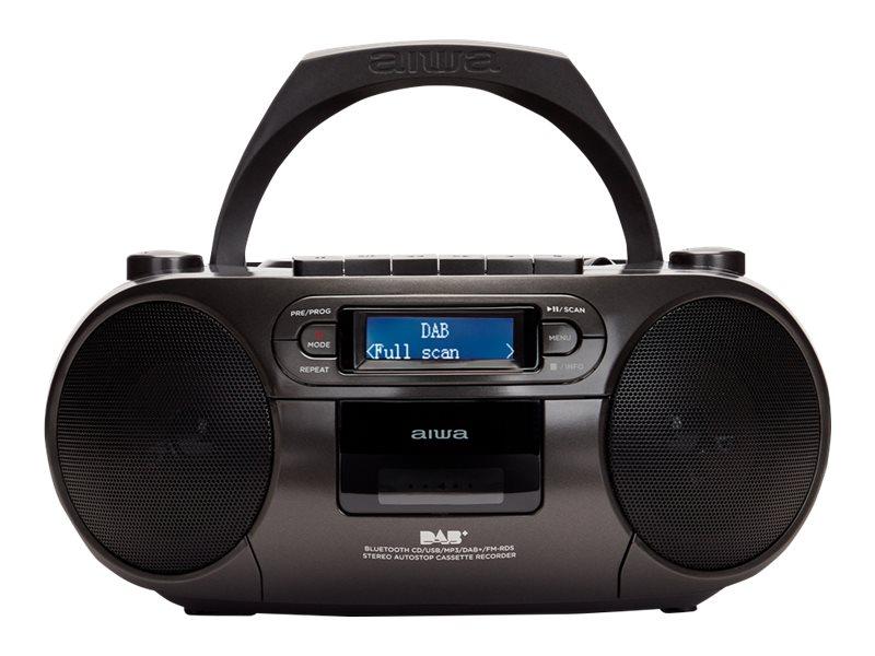 Aiwa Bbtc 660dab   Boomboks   4 Watt   Svart fra Aiwa