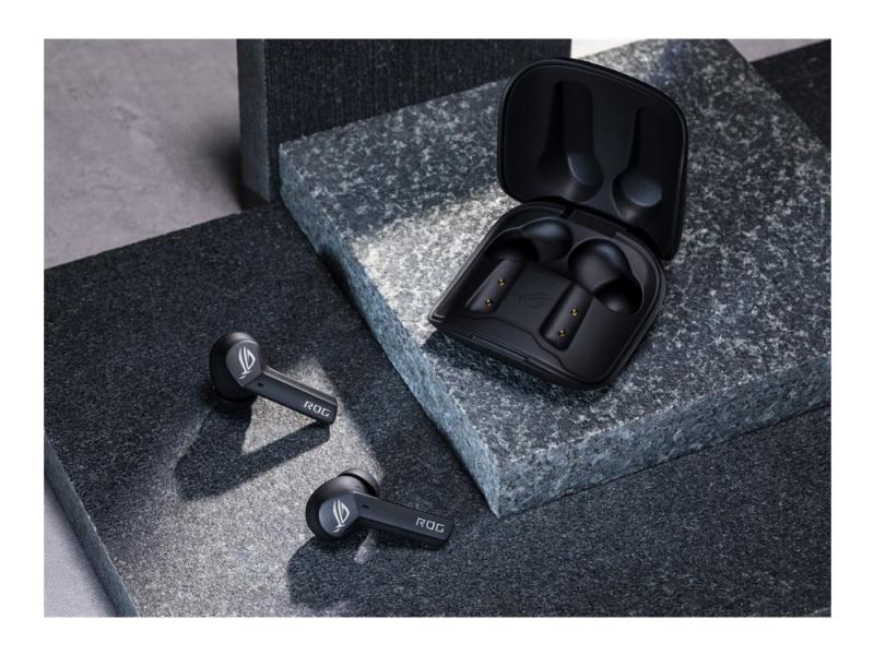 Asus Rog Cetra True Wireless   True Wireless Hodetelefoner Med Mikrofon   I øret   Bluetooth   Aktiv Støydemping   Svart fra Asus