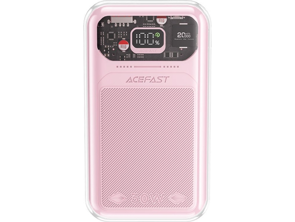 Acefast Powerbank 20000mah Sparkling Series Hurtigladende 30w Rosa  M2  fra Acefast