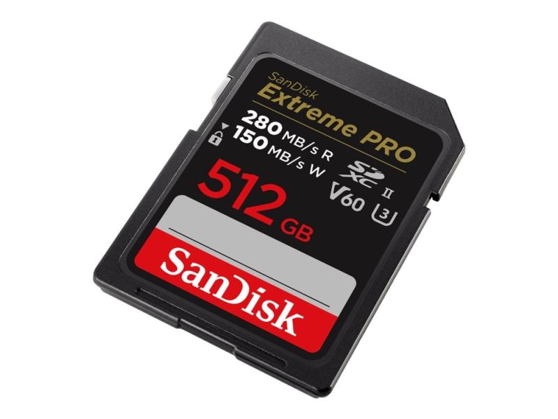 Sandisk Sdsdxep 512g Gn4in 512gb Sdxc Class 10 Uhs Ii 280mb S 150mb S fra Sandisk