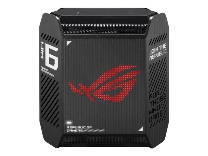 Asus Rog Rapture Gt6   Wi Fi System    2 Rutere    Inntil 5800 Kvadratfot   Maske 1gbe  2.5gbe   Wi Fi 6   Dobbeltbånd fra Asus