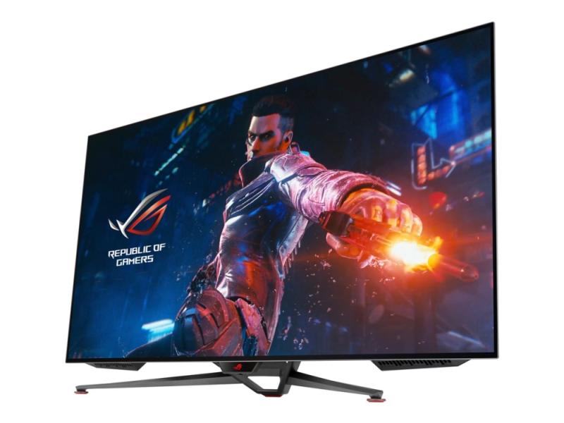 Asus Rog Swift Oled Pg48uq   Oled Skjerm   Gaming   47.53"   3840 X 2160 4k @ 138 Hz   450 Cd M²   135000:1   Hdr10   4xhdmi  Displayport   Høyttaler fra Asus