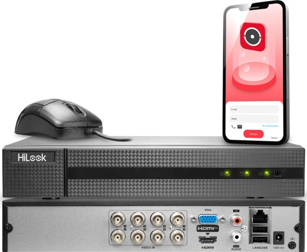 Hilook Opptaker Hilook Tvi Opptaker Fra Hikvision 8 Kanals Dvr 8ch 5mp fra Hilook