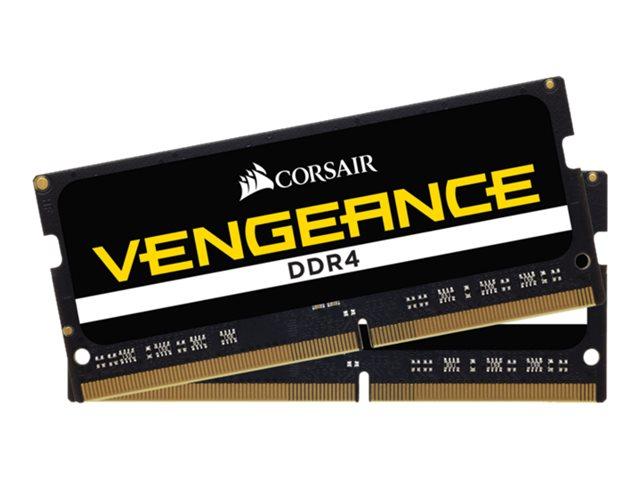 Corsair Vengeance   Ddr4   Sett   32 Gb: 2 X 16 Gb   So Dimm 260 Pin   3200 Mhz   Pc4 25600   Cl22   1.2 V   Ikke Bufret   Ikke Ecc fra Corsair Microsystems