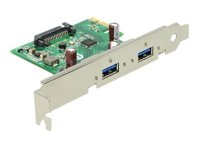 Pci Express Kort > 2 X Usb 3.0 fra Delock