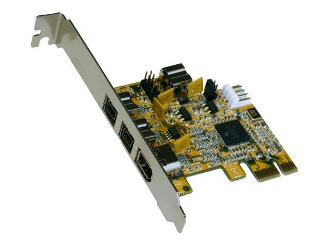 Exsys Ex 16415   Firewire Adapter   Pcie   Firewire  Firewire 800   3 Porter + 1 X Firewire fra Exsys
