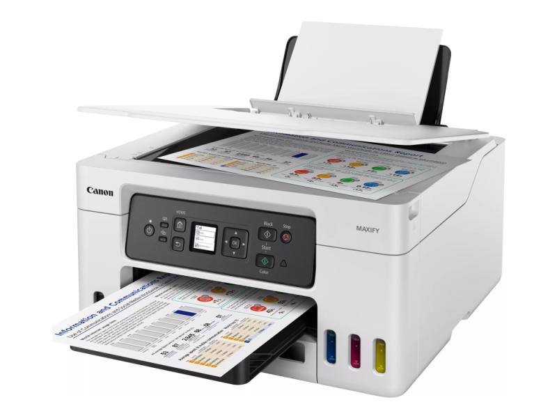Canon Maxify Gx3050   Multifunksjonsskriver   Farge   Ink Jet   Påfyllbar   Legal  216 X 356 Mm   Original    A4 Legal  Medie    Opp Til 18 Ipm  Tryk fra Canon