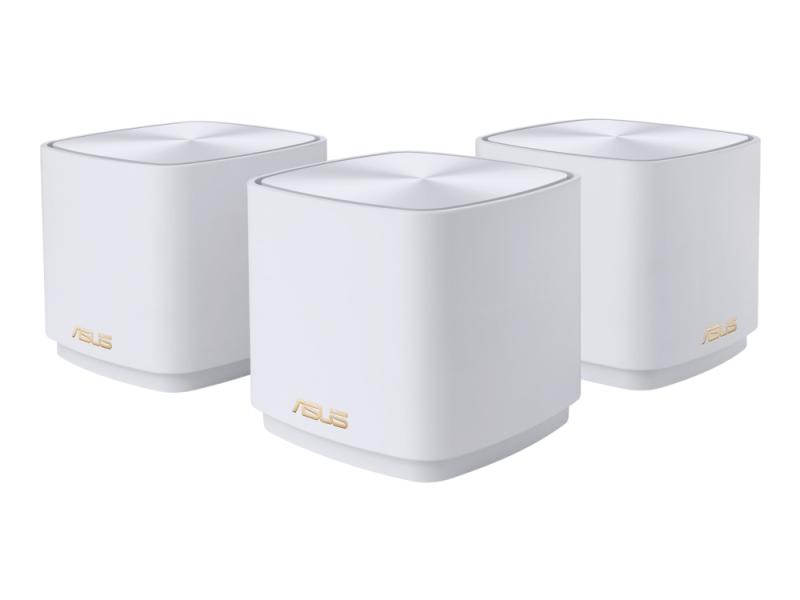 Asus Zenwifi Xd5   Wi Fi System    3 Rutere    Inntil 5000 Kvadratfot   Maske 1gbe   Wi Fi 6   Dobbeltbånd fra Asus