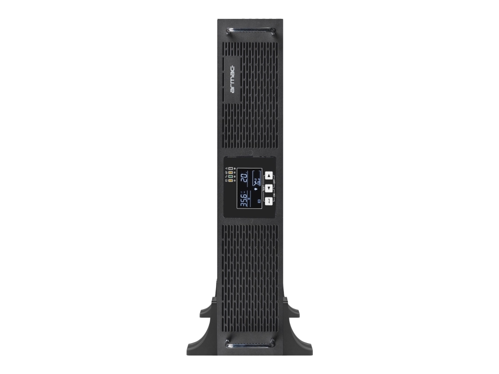 Armac Rack Online R 3000i Pf1   Ups  Rackmonterbar Ekstern    Ac 230 V   3000 Watt   3000 Va   6 X Batteri   9 Ah   Rs 232  Usb   Utgangskontakter: 6 fra Armac