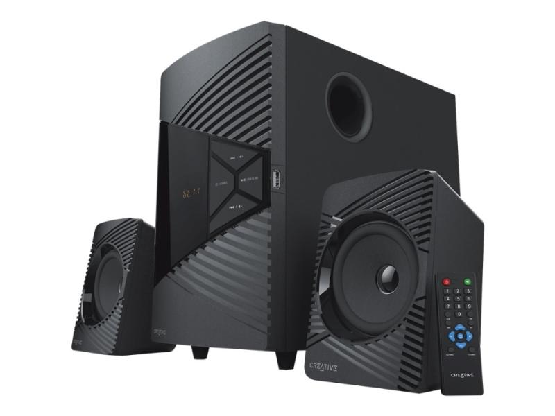 Creative Sbs E2500   Høyttalersystem   For Pc   2 1 Kanaler   Bluetooth   30 Watt  Total    Svart fra Creative
