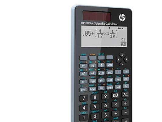 Hp 300s+  Lomme  Vitenskaplig  15 Sifre  4 Linjer  Batteri  Svart fra Hp