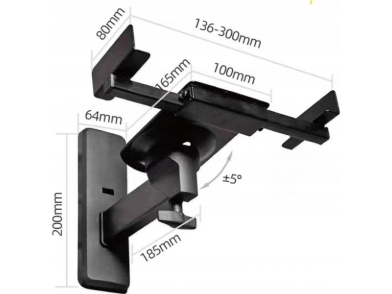 Art Art Speaker Holder Clamping Black 20kg 2 Pcs. G 10 fra Art