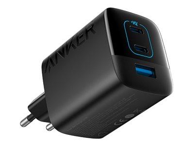 Anker 336   Strømadapter   67 Watt   5 A   Iq 3.0  Pd Pps   3 Utgangskontakter  Usb Type A  2 X Usb C    Svart fra Anker