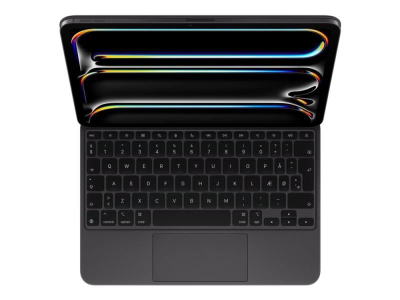 Apple Magic Keyboard   Tastatur Og Folioveske   Med Styrepute   Bakbelysning   Apple Smart Connector   Qwerty   Dansk   Svart fra Apple