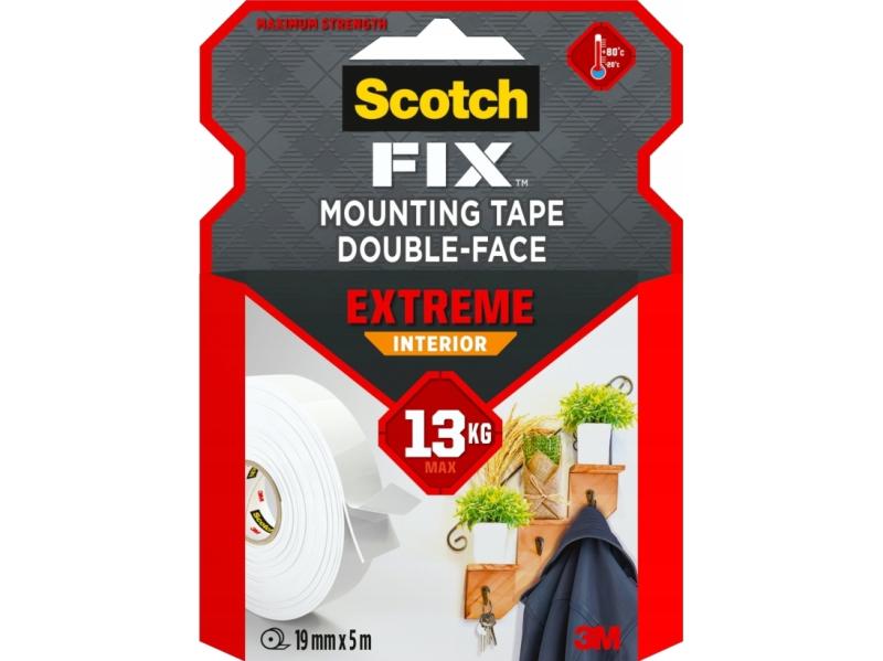 3m 3m Scotch Extreme Monteringstape Dobbeltsidig Indre 19mm X 5m... fra 3m