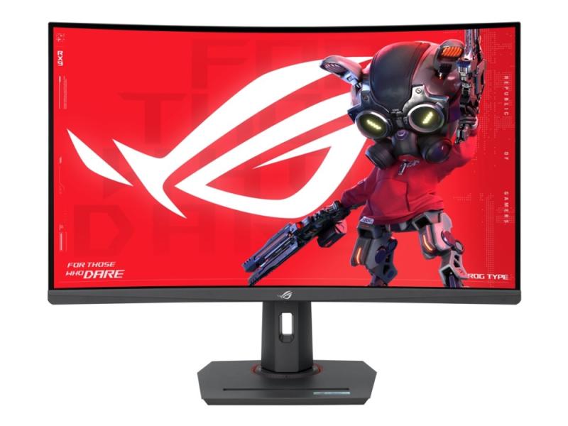 Asus Rog Strix Xg32wcs   Led Skjerm   Gaming   Kurvet   32"  31.5" Synlig    2560 X 1440 2k @ 180 Hz   Rapid Va   400 Cd M²   3500:1   Hdr10   1 Ms   fra Asus