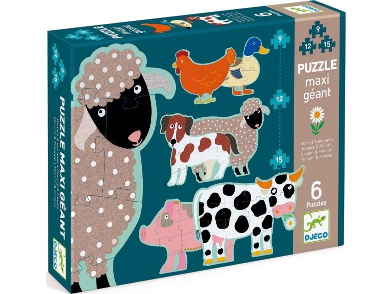 Djeco Progressive Puzzles   Honours And Friends   Dj07112   fra Djeco
