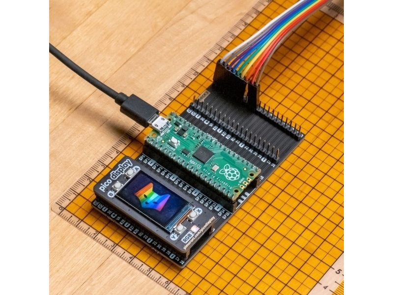 Pimoroni Pico Omnibus   Utvidelse Med Dobbel Pinne For Raspberry Pi Pico} fra Pimoroni