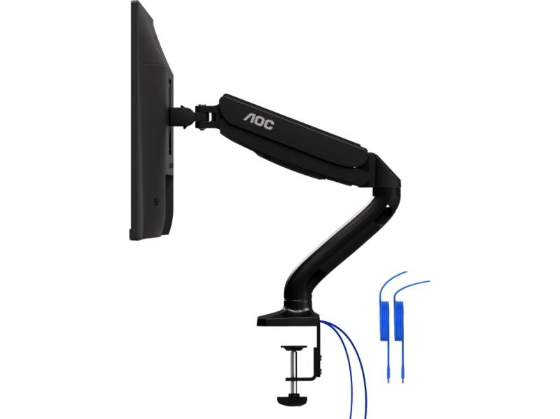 Aoc As110dx Single Monitor Arm With Usb Hub fra Aoc