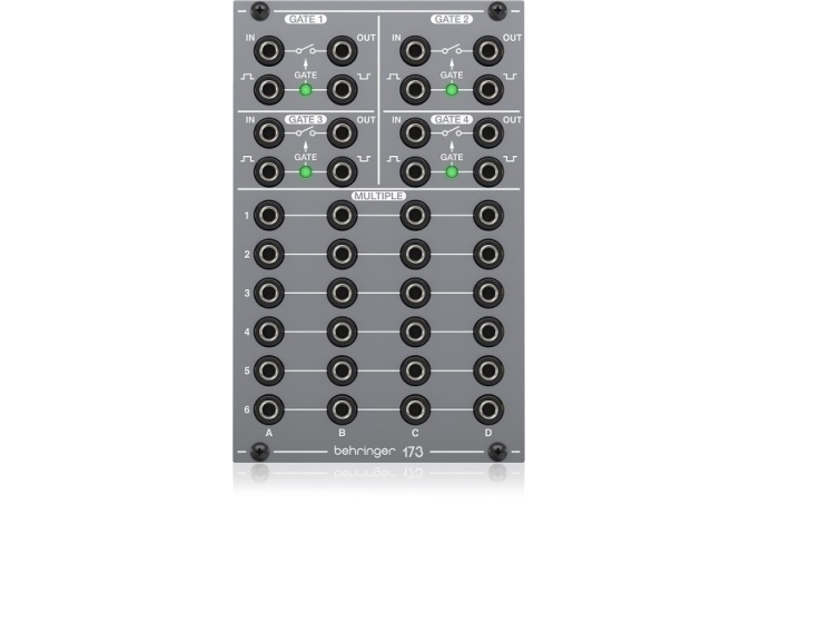 Behringer Behringer 173 Quad Gate Multiples Modular Synthesizer Module fra Behringer