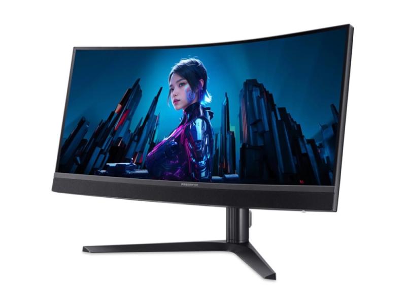 Acer Predator X34 V3bmiiphuzx   X Series   Led Skjerm   Gaming   Kurvet   34"   3440 X 1440 Uwqhd @ 180 Hz   Va   1000 Cd M²   100000000:1   Displayh fra Acer