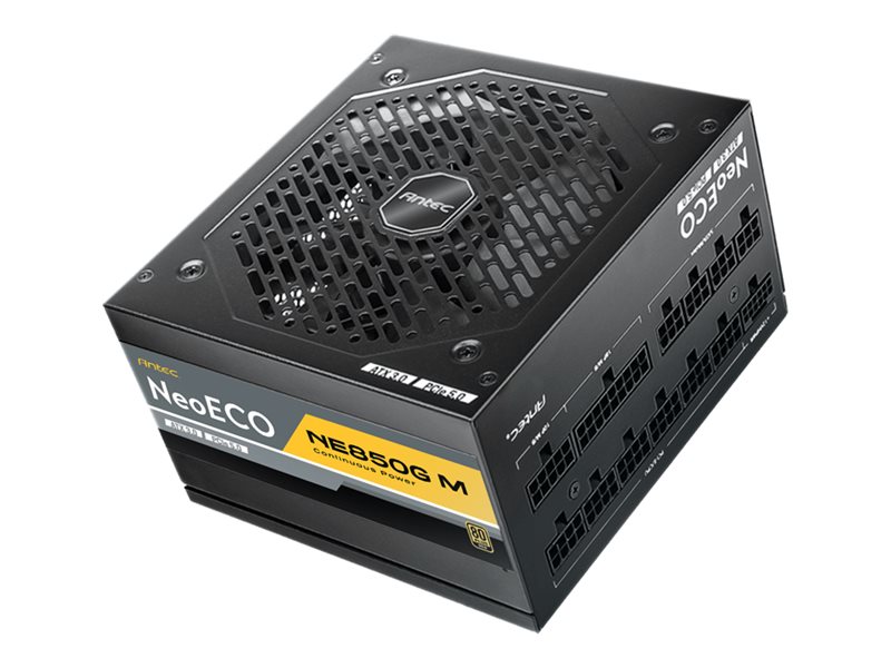 Antec Neoeco Gold Modular Ne850g M   Strømforsyning  Intern    Atx12v 3.0   80 Plus Gold   Ac 100 240 V   850 Watt   Aktiv Pfc   Europa fra Antec