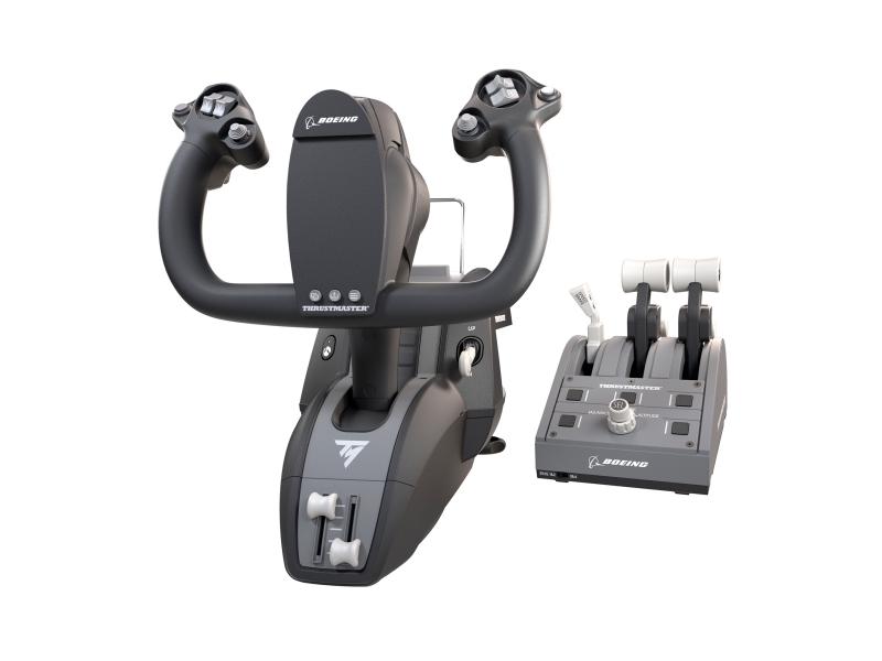 Thrustmaster Civil Aviation  Tca  Yoke Pack Boeing Edition   åk Og Gasspedal   Kablet   For Pc  Microsoft Xbox One  Microsoft Xbox Series S  Microsof fra Thrustmaster