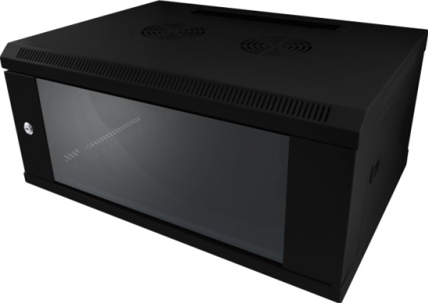 Allnet All Smc6412schwarz  Veggmonterbar Hylle  12u  50 Kg  Nøkkellås  21 Kg  Sort fra Allnet