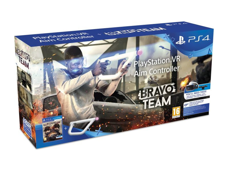 Sony Computer Entertainment Sce Bravo Team + Aim Contr. Vr+ 16 Ps4  9462569  fra Sony