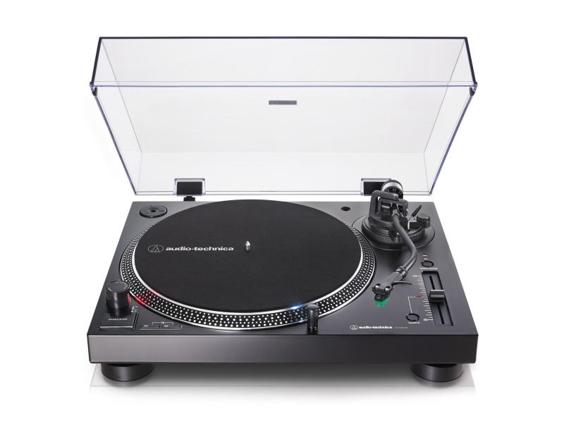 Audio Technica At Lp120x  Direktedrevet Platespiller  Manuell  Sort  Aluminium  33 1 3 45 78 Rpm  33 45 78 Rpm fra Audio-technica