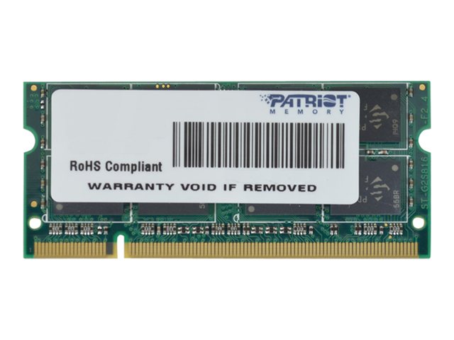 Patriot Signature Line   Ddr2   Modul   2 Gb   So Dimm 200 Pin   800 Mhz   Pc2 6400   Cl5   1 8 V   Ikke Bufferet   Ikke Ecc fra Patriot Memory