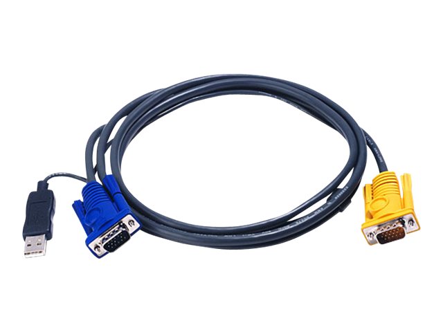 Aten 2l 5206up   Video    Usb Kabel   15 Pins Sphd  Hann  Til Usb  Hd 15  Vga   Hann    6 M fra Aten Technology