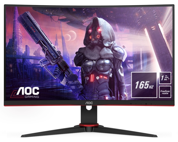Aoc G2 C24g2ae Bk  59 9 Cm  23.6"  1920 X 1080 Piksler  Full Hd  Led  1 Ms  Sort  Rød fra Aoc