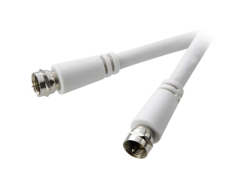 Speaka Professional Sat Tilkoblingskabel [1x F Plugg   1x F Plugg] 10 M 90 Db Hvit  Sp 7870012  fra Speaka