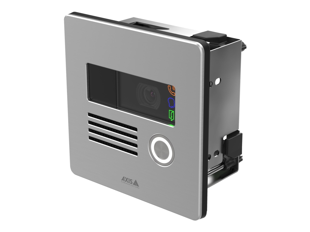 Axis Ti8202   Veggfeste For Videohustelefonsystem   Svart  Sølv   For Axis I8016 Lve fra Axis Communications