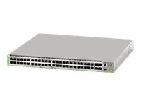 Allied Telesis At Gs980m 52   Switch   Styrt   48 X 10 100 1000 + 4 X Gigabit Sfp   Stasjonær  Rackmonterbar  Veggmonterbar fra Allied Telesyn International